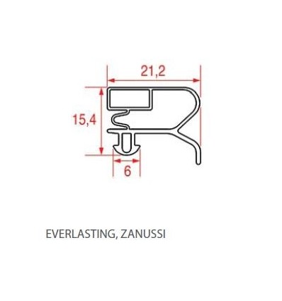 Gaskets for refrigerators EVERLASTING ZANUSSI