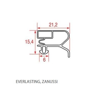 Уплотнения для холодильников ВЕЧНАЯ ZANUSSI