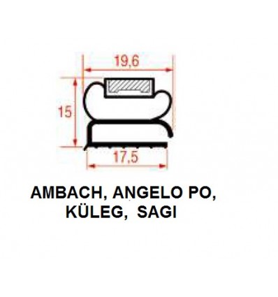 Seals for Refrigerators, AMBACH, ANGELO PO, KÜLEG, SAGI