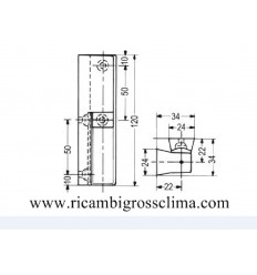 Bisagra Chrome 308 FERMOD 2