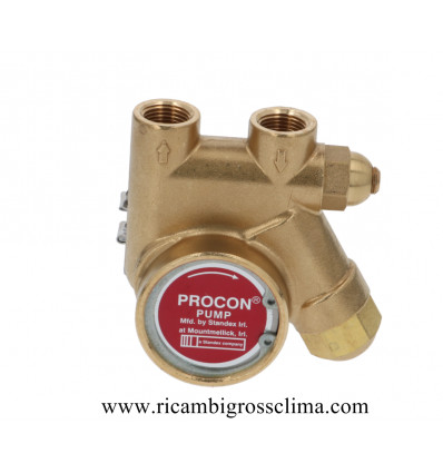 PROCON Pumpenkopf für Kaffeemaschine für Drucksteigerungspumpe mit Filter 3/8" 
