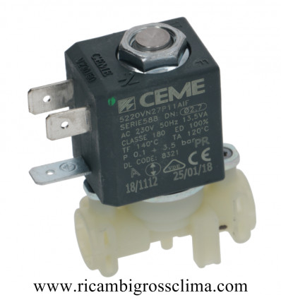 5213215771 DELONGHI válvula de Solenoide CEME 2 Maneras