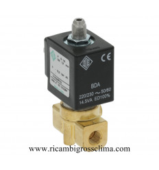 04100009 NUOVA SIMONELLI válvula de Solenoide de educación a distancia de 3 Formas ø 1/8" 2