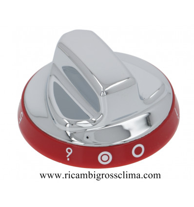 3016111 ANGELO PO Bouton Argent-Rouge ø 72 mm 0-6