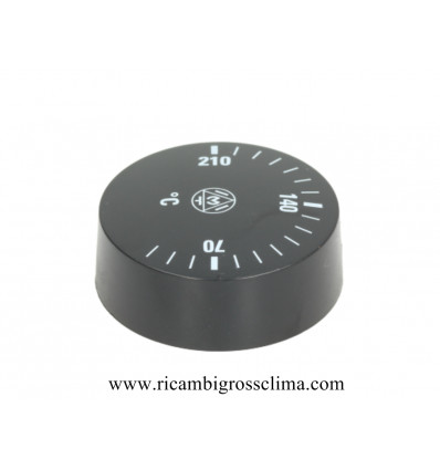 R2801 COCINAS SALA Black knob ø 41 mm 0-210 ° C