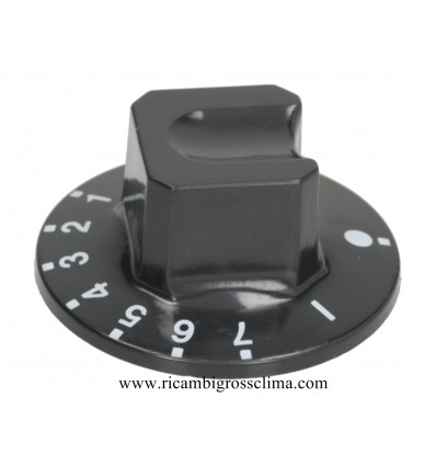 059469 ELECTROLUX-ZANUSSI Black knob ø 55 mm 1-2-3-4-5-6-7