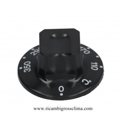 059236 ELECTROLUX-ZANUSSI Black knob ø 55 mm 110-350 ° C