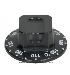 006570 ELECTROLUX-ZANUSSI Black knob ø 60 mm 110-190 ° C