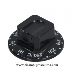 0A5586 ELECTROLUX-ZANUSSI Black knob ø 60 mm 90-250 ° C