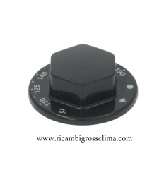 004356 ELECTROLUX-ZANUSSI Bouton noir ø 70 mm 110-190 ° C