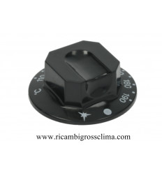 004484 ELECTROLUX-ZANUSSI Black knob ø 70 mm 110-190 ° C