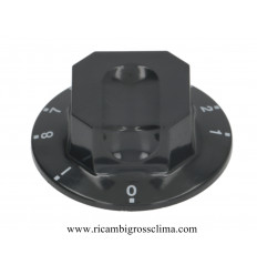 059779 ELECTROLUX-ZANUSSI Black knob ø 70 mm 1-2-3-4-5-6-7-8