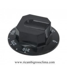004710 ELECTROLUX-ZANUSSI Black knob ø 70 mm 150-310 ° C