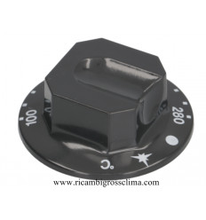 059422 ELECTROLUX-ZANUSSI Black knob ø 70 mm 100-280 ° C