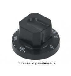 058591 ELECTROLUX-ZANUSSI Black knob ø 70 mm 105-185 ° C