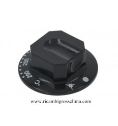 004336 ELECTROLUX-ZANUSSI Black knob ø 70 mm 150-290 ° C