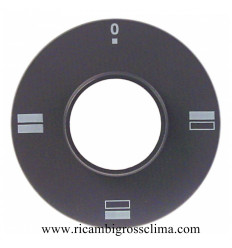 0C0259 ELECTROLUX-ZANUSSI Knob ring nut ø 84 mm Silk-screened