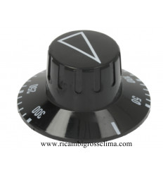 AH0011 KRAMPOUZ Black knob ø 50 mm 50-300 ° C
