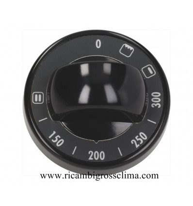 RTCU700347 MBM Black knob ø 70 mm 150-300 ° C