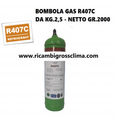 GAZ RÉFRIGÉRANT DE R407C 2,5 KG