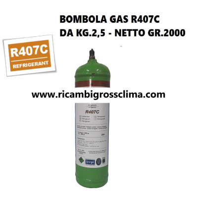GAS REFRIGERANTE R407C KG 2,5