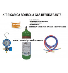 KIT RICARICA GAS R407C