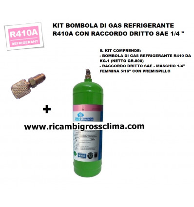 KIT GAS REFRIGERANTE R410A KG 1