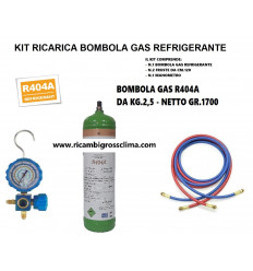 KIT RICARICA GAS R404A KG.2,5