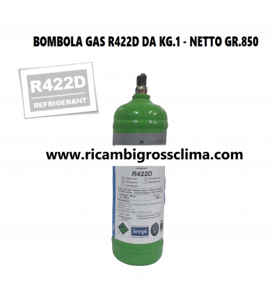 REFRIGERANT GAS R422D 1 KG