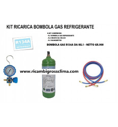 KIT RICARICA GAS R134A KG.1
