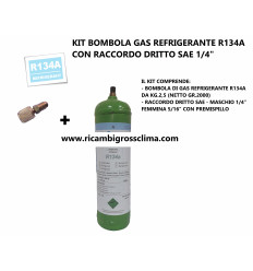 GAS REFRIGERANTE R134A 1 KG