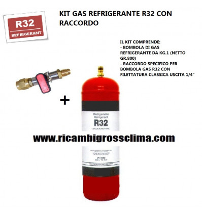 Bouteille De Gaz Réfrigérant R32 – 9 Kg, Neuve Sous Emballage D'origine Pour Climatisation