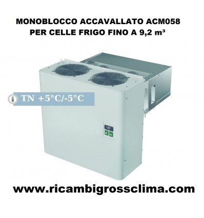 Impianto Frigo Monoblocco Accavallato ACM058 per celle frigo fino a 9,2 mc³