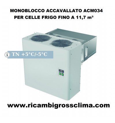 Impianto Frigo Monoblocco Accavallato ACM034 per celle frigo fino a 11,7 mc³