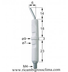 0.915.036 SIT Vela de encendido redonda ø 7x44 mm