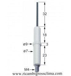 ASCASO Runde Zündkerze ø 7x44 mm