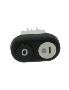 Switch IO 2 Botones Blanco-Negro 2