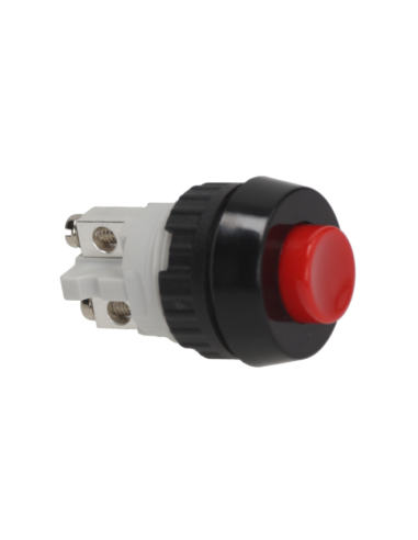 Bouton Unipolaire Rouge 0.7A 250V