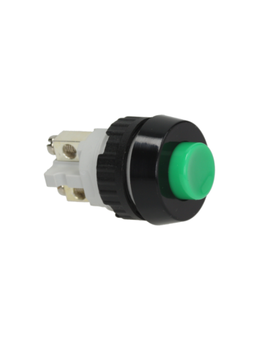 Unipolar green push button 0.7A 250V