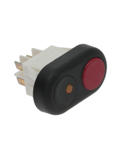 2-кнопочная черно-красная кнопочная панель 16A 250V