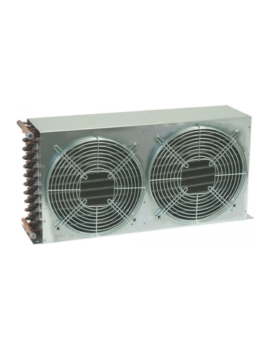 Luftkondensator 12T 4R 2x250mm Leistung 5240W