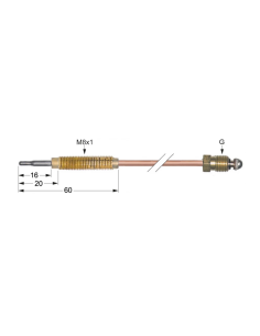 Termopar POTIS M8x1 33 cm 2