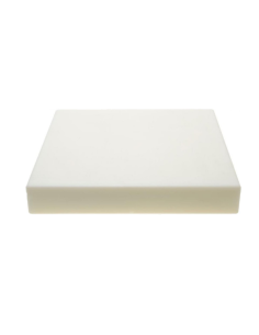 Weißer Polyethylenblock 500x500x80 mm