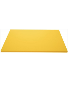 Yellow chopping board GN 2/1 650x530xH20 mm