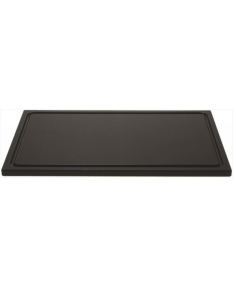 Brown chopping board GN 1/1 530x325xH20 mm with channel
