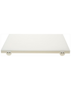 White chopping board 600x400x30 mm with Fermi
