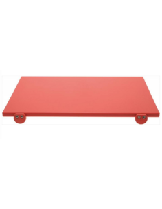 Red chopping board 600x400x20 mm with Fermi