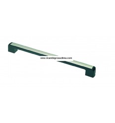 HANDLE 8745, BLACK PLASTIC HANDLE FOR REFRIGERATED CABINET