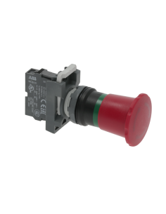 Bouton d'urgence complet rouge ABB