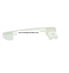 WHITE HANDLE WITH LOCK 300 mm